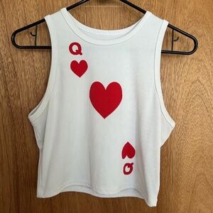 Women's Queen of Hearts Tank Top | Size L